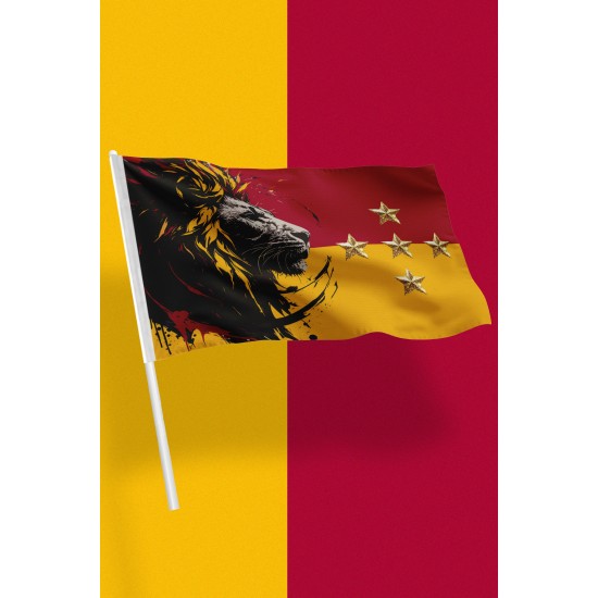Sopalı Galatasaray Taraftar Bayrak 70x100cm